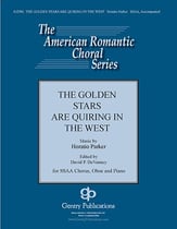 The Golden Stars Are Quiring in the West SSAA choral sheet music cover